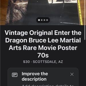 Bruce Lee Martial Arts Big Lebowski Movie Poster
